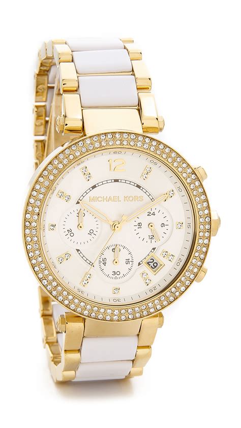 michael kors ladies diamond watch|Michael Kors white diamond watch.